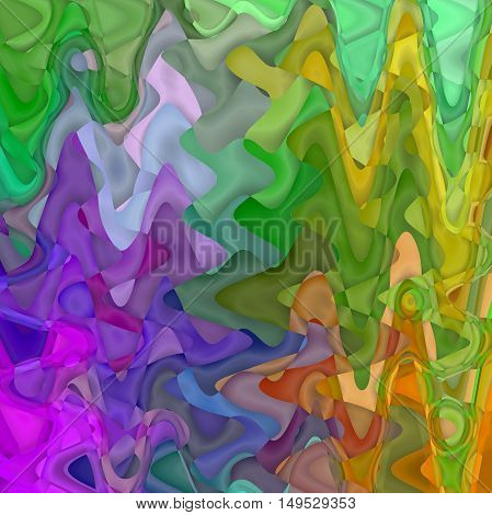 Abstract coloring background of the pastels background with visual mosaic,spherize and wave effects.Good for your project design