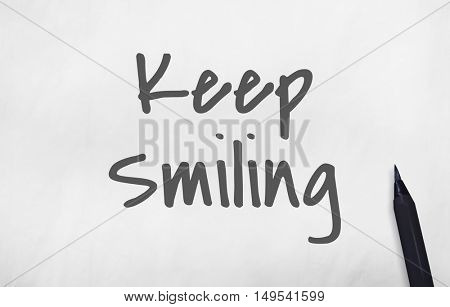 Keep It Simple Smiling Concept
