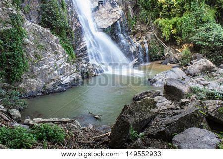 Mae Tia waterfall, Ob Lung national park in Chiangmai Thailand