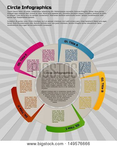Circular Infographic Design Template