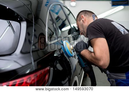 Polished Black Car