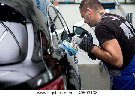 Polished Black Car