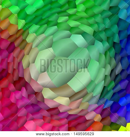 Abstract coloring background of the pastels gradient with visual lighting,mosaic and spherize effects.Good for your project design