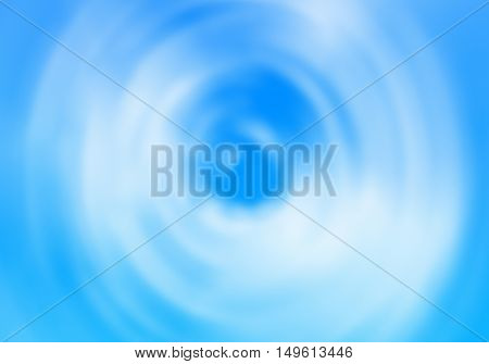Blurred blue spin abstract for background usage