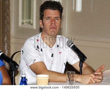 Perez Hilton at the SlutWalk Festival Press Conference held at the Four Seasons Hotel in Beverly Hills, USA on September 29, 2016.