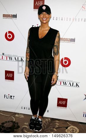 Amber Rose at the SlutWalk Festival Press Conference held at the Four Seasons Hotel in Beverly Hills, USA on September 29, 2016.