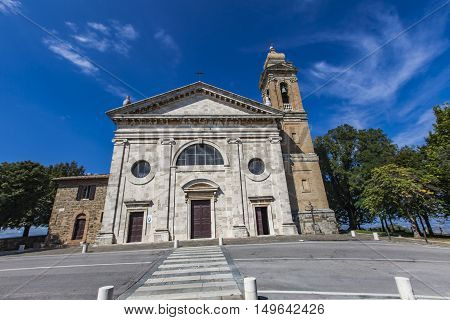 Church Santa Maria Del Soccorso In Montalcino