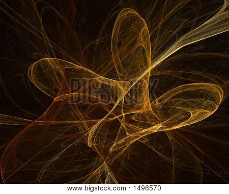 Flamme fractale