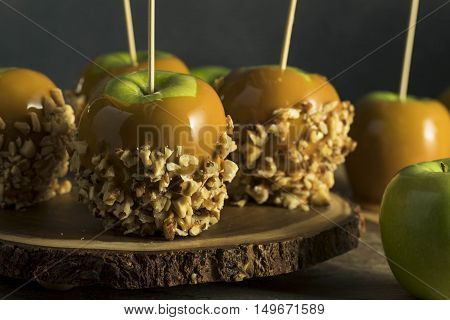 Homemade Organic Candy Taffy Apples