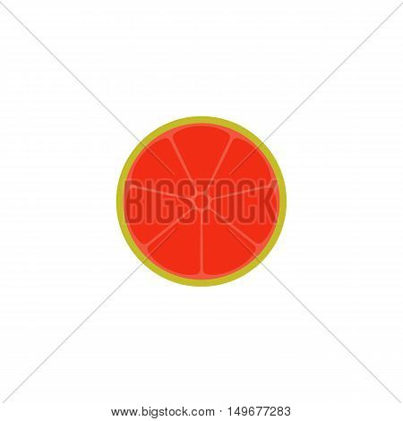 Lemon Icon Vector. Flat simple color pictogram