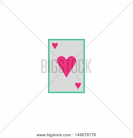Card suit Icon Vector. Flat simple color pictogram