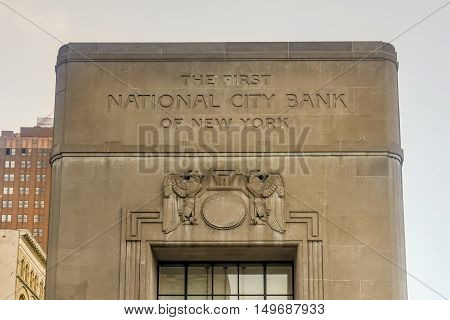 The First National City Bank Of New York