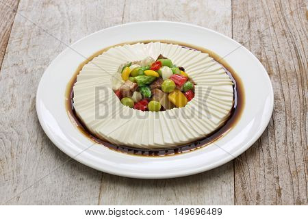 one thousand leaves tofu, chinese cuisine