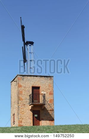 Old telegraph of Chappe in Marcy sur Anse, France