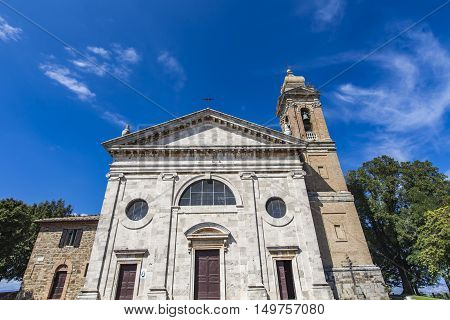 Church Santa Maria Del Soccorso In Montalcino