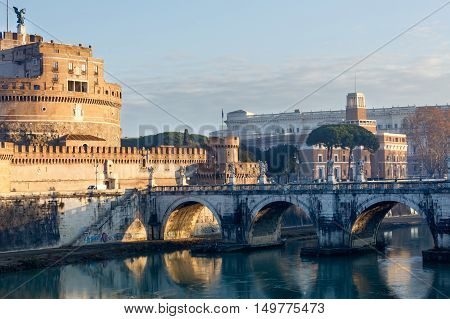 Rome City Morning View, Italy.