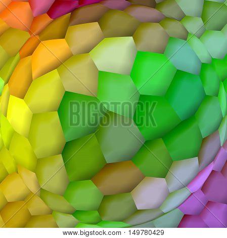 Abstract coloring background of the pastels gradient with visual lighting, mosaic and spherize effects.Good for your project design