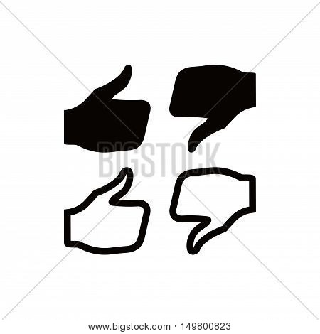 stock vector thumbs up icon vector like icon social network vector icon for app web site etc