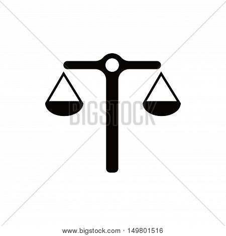scales icon stock vector illustration stock vector illustration flat design
