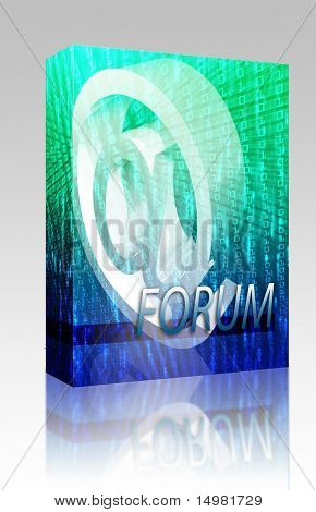 Pole pakiet oprogramowania ilustracja komunikacja Internet Blogi czat forum dyskusyjnej biuletyn bo