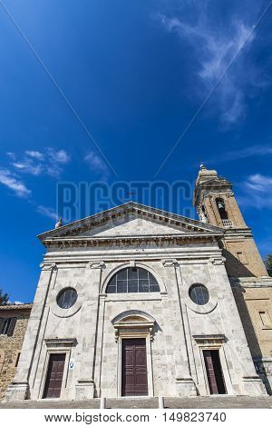 Church Santa Maria Del Soccorso In Montalcino