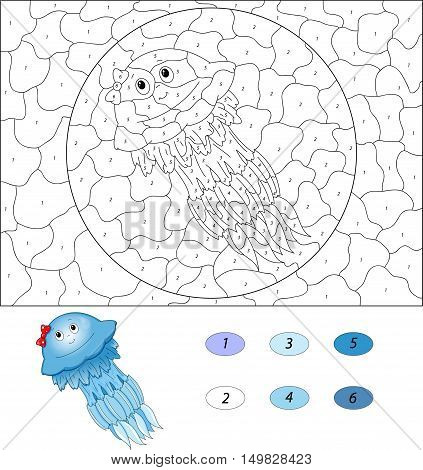 Cartoon Jellyfish. Vector & Photo (Free Trial) | Bigstock