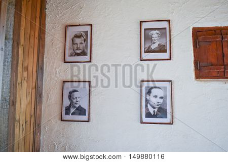 Portraits Of Famous But Deceased Actors Of The Soviet Cinema