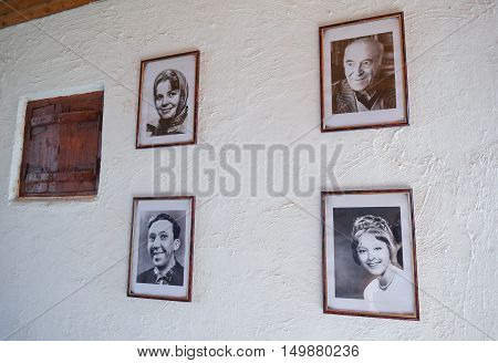 Portraits Of Famous But Deceased Actors Of The Soviet Cinema