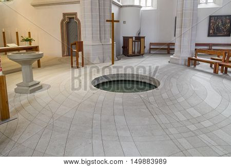 Inside Famous St. Petri - Pauli Church In Eisleben