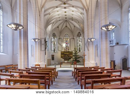 Inside Famous St. Petri - Pauli Church In Eisleben