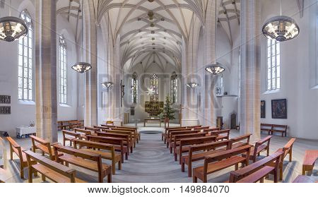Inside Famous St. Petri - Pauli Church In Eisleben