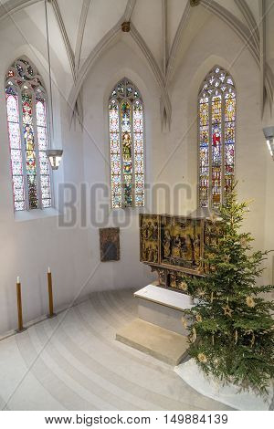 Inside Famous St. Petri - Pauli Church In Eisleben