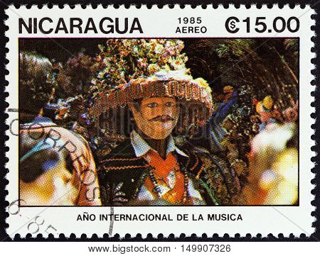 NICARAGUA - CIRCA 1985: A stamp printed in Nicaragua from the 