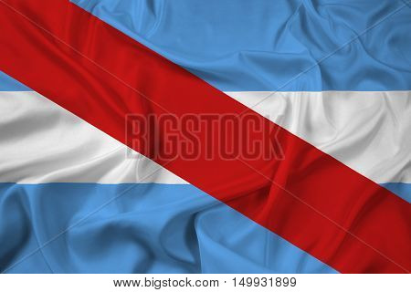Waving Flag Of Entre Rios Province, Argentina