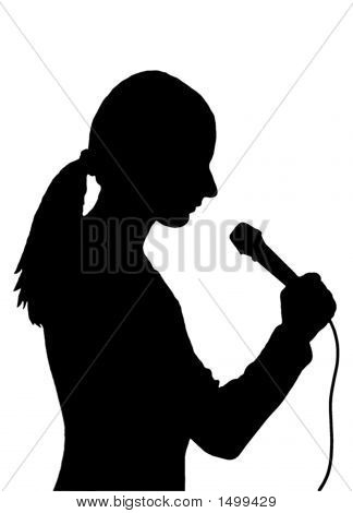 Schwarze Silhouette 