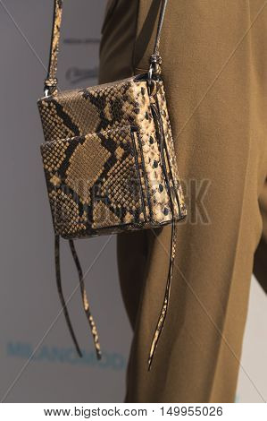 Detail Of Bag At Milan Fashion Week