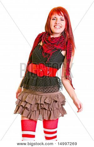 Teengirl abbastanza sorridente
