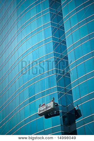 Cleaning The Building