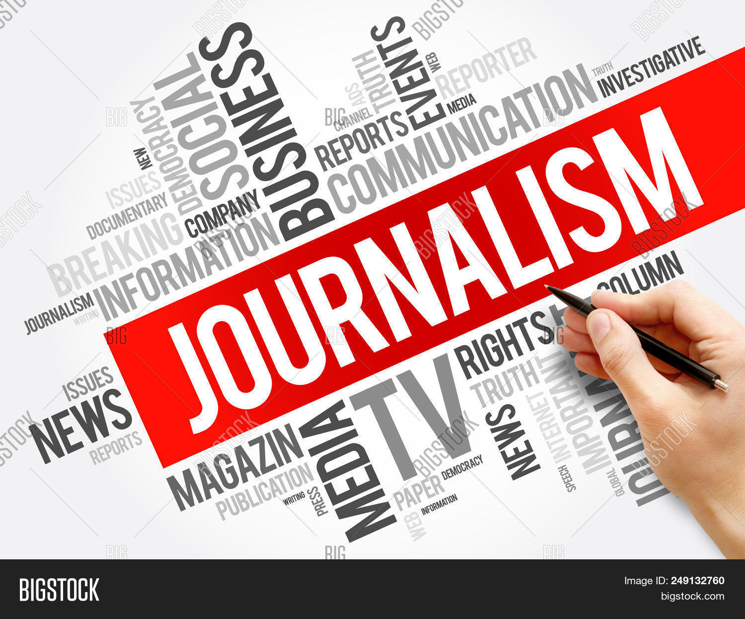 Journalism Word Cloud Image & Photo (Free Trial) Bigstock