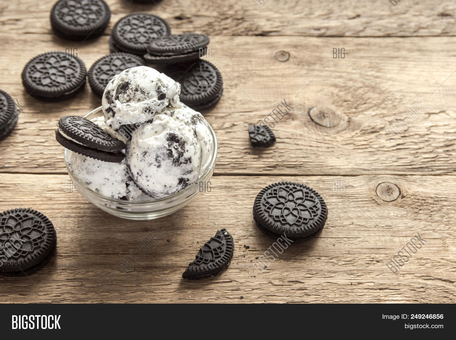Cookies Cream Homemade Image & Photo (Free Trial) | Bigstock