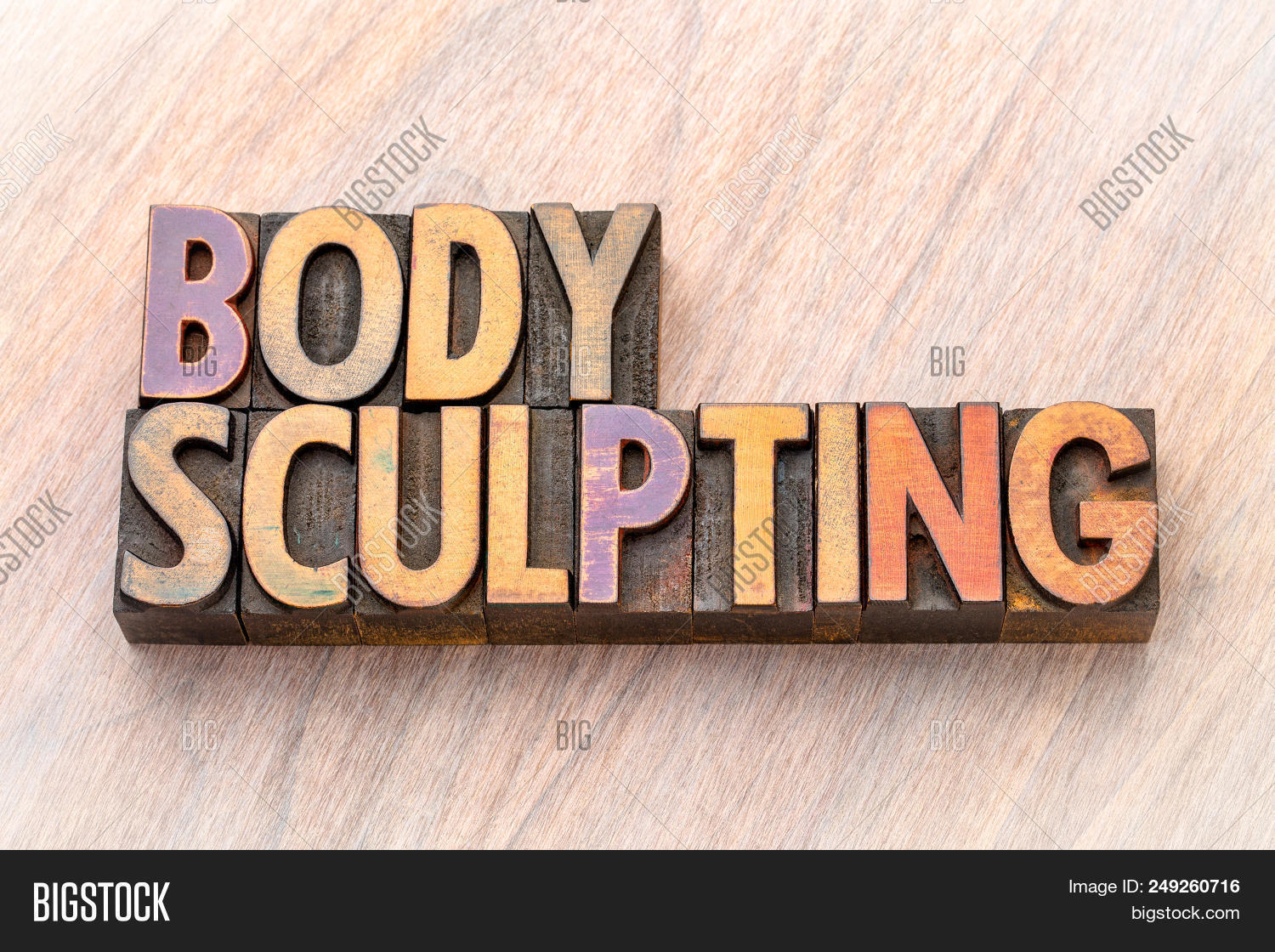 Body Sculpting Word Image & Photo (Free Trial) Bigstock