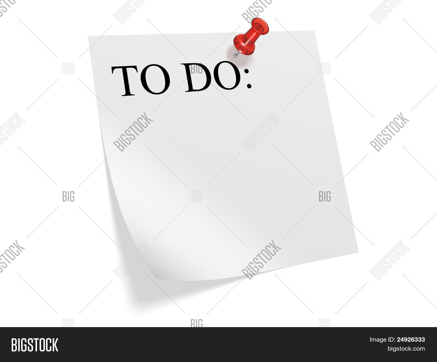 Pin Tag Notes Paper Note Pinned Image & Photo (Free Trial) | Bigstock