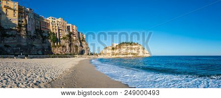 Former 4th Century Monastery On Top Of The Sanctuary Of Santa Maria Island - Tropea, Calabria, Italy