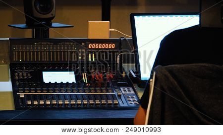 Analog Audio Sound Mixer Controller Panel