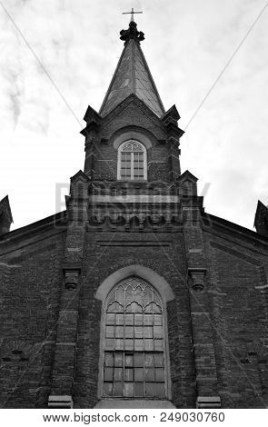 The Church Of The Resurrection Of Christ In Tsarskoe Selo, Suburb Of Saint Petersburg, Russia. Black