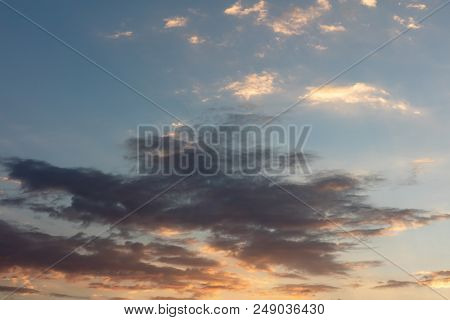 Skyscapes at sunset Caldas in Colombia South America