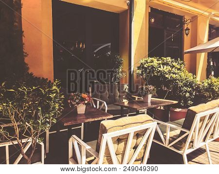 Outdoor Cafes In The Shardeni Street Of Old Town Tbilisi, Georgia
