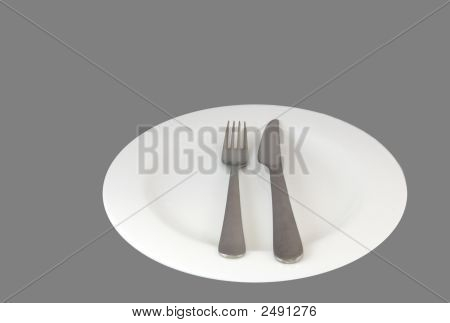 Plate Knife And Fork