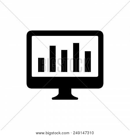 Online Marketing Report Icon That Can Be Used For Designing And Developing Websites, As Well As Prin