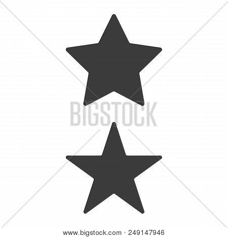 Star Icons Icon On White Background. Vector Illustration